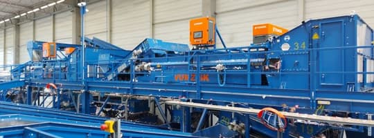 TOMRA Autosort at sorting facility in Slovakia