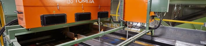 Bild der Sensortechnologie bei TOMRA Recycling Sorting