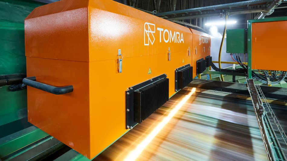 Image der TOMRA Recycling Vorsortierlinie
