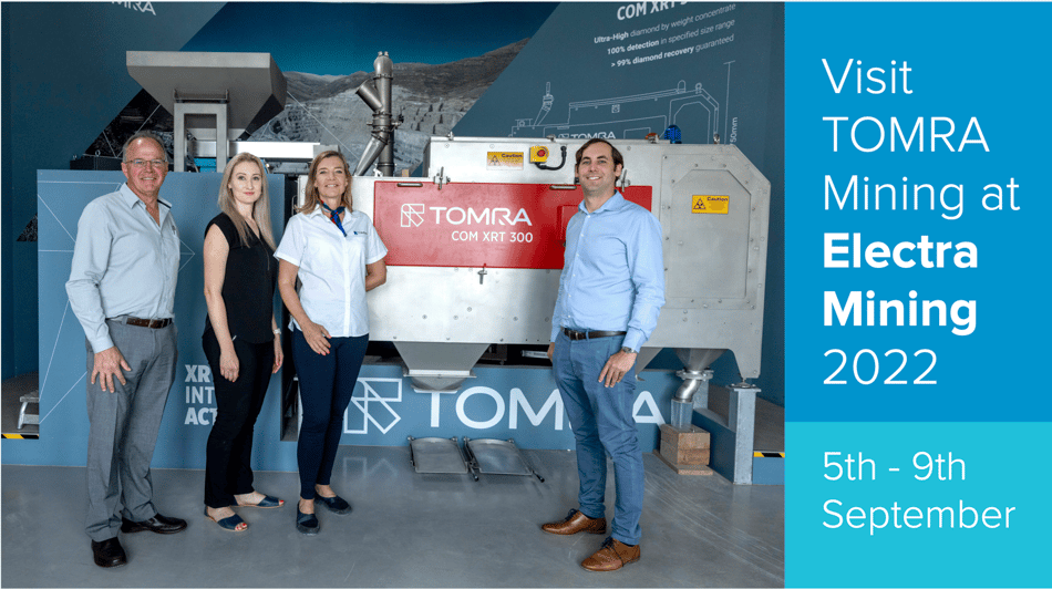 TOMRA presenting Electra Mining COM XRT 300 FR